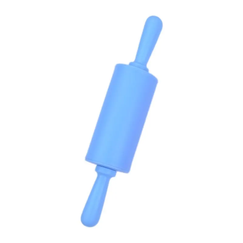 Non-Stick Bakeware Silicone Cooking Tools Fondant Cake Dough Roller Rolling Pin Cookies Biscuit Embossing Pastry Tools