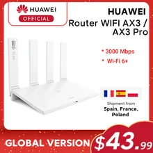 Глобальная версия Huawei роутер AX3 Wi-Fi 6 Plus 2,4 ГГц и 5 ГГц двухъядерный 3000 Мбит/с беспроводной Wi-Fi роутер AX3