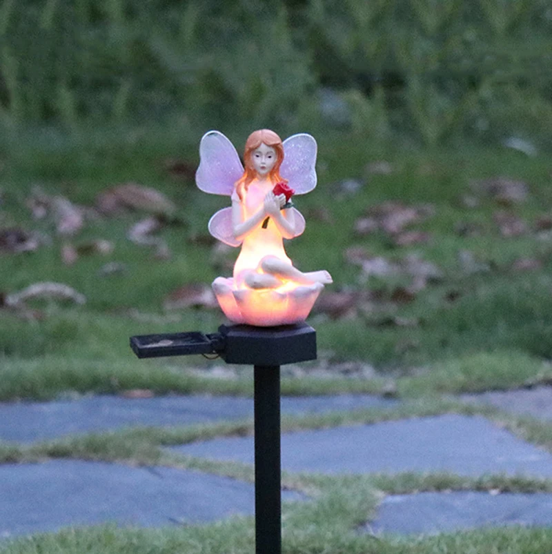 

Solar lights outdoors flower fairy lawn lamp outdoors waterproof garden courtyard park path corridor lawn decorative lighting