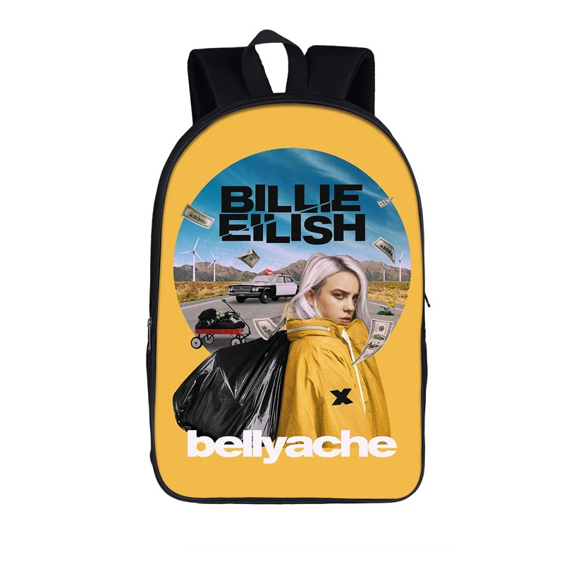 6 Высокое качество Billie Eilish рюкзак для студентов школьные сумки для мальчиков и девочек рюкзак с крутым рисунком для подростков детские школьные сумки подарки - Цвет: 6