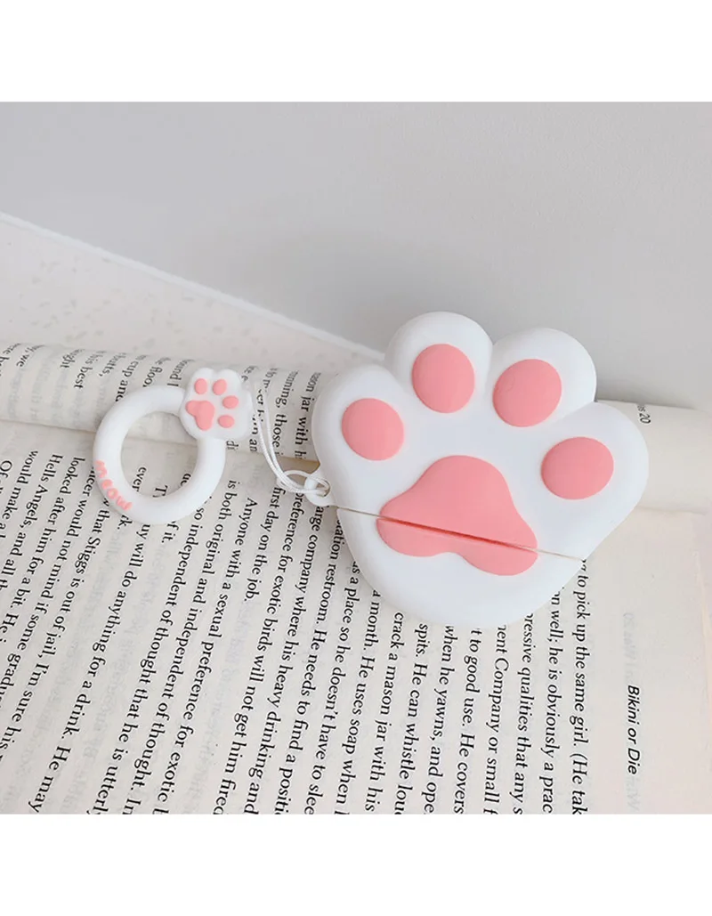 109B 3D милый чехол для наушников с Bluetooth для Airpods Pro Чехол с мультяшным медведем когтями для Apple Air pods 3 Pro Чехол для наушников/наушников - Цвет: 109B