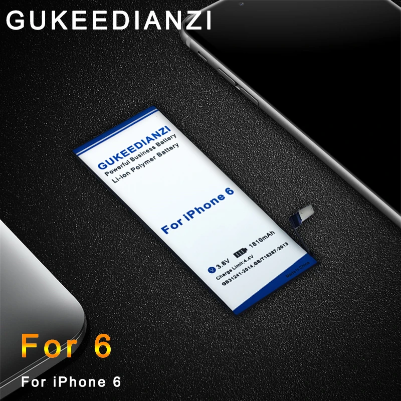 GUKEEDIANZI для iPhone6 батарея для iPhone 6 мобильный телефон замена 1810 мАч батарея для iPhone 6