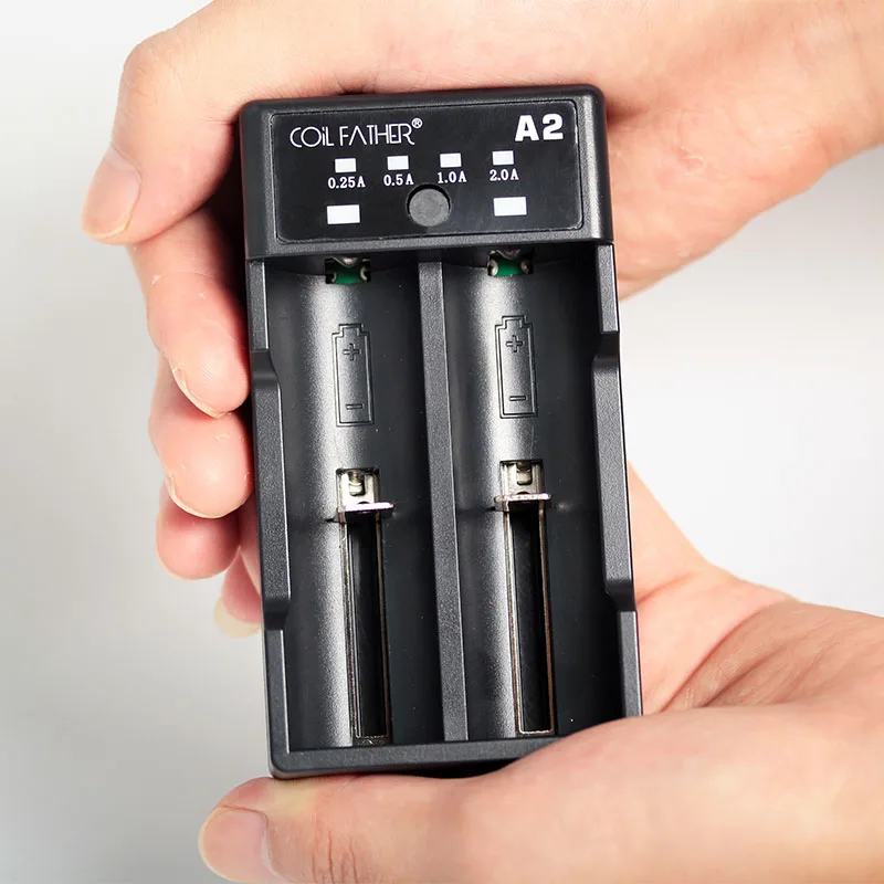 Зарядное устройство Coil Father для электронной сигареты 2 А 3 7 в 18650 18350 18500 зарядка