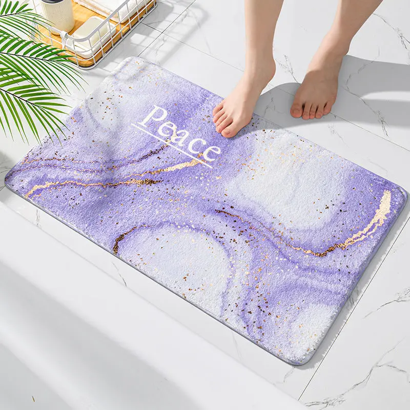 

Nordic Ins Floor Rug Door Mats Absorbent No-Silp Bath Mat Shower Toilet Mat Cute Kawaii Mat Bedside Rug For Girl Bedroom Carpet