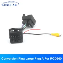 Rcd360 plugue de conversão de rádio grande plugue a e pequeno plugue b