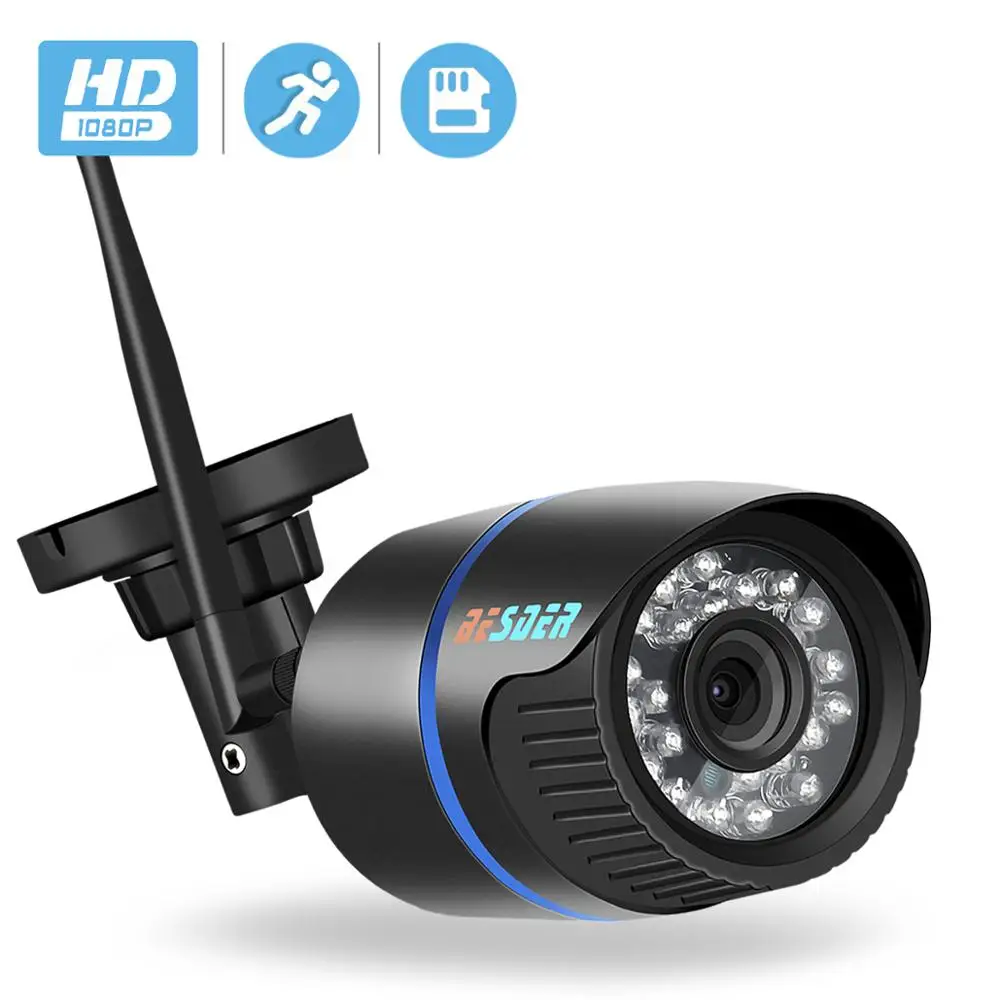 BESDER 1080P FHD IP камера Wifi наружная Камера Безопасности Водонепроницаемая 20 м ночное