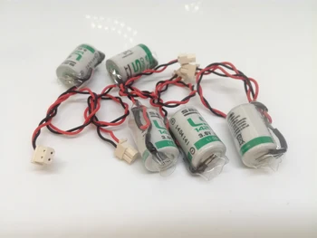 

12pcs/lot SAFT LS14250 14250 3.6V 1250mAh LiSOCL2 Battery PLC Industrial Batteries Cell with Plug LS 14250