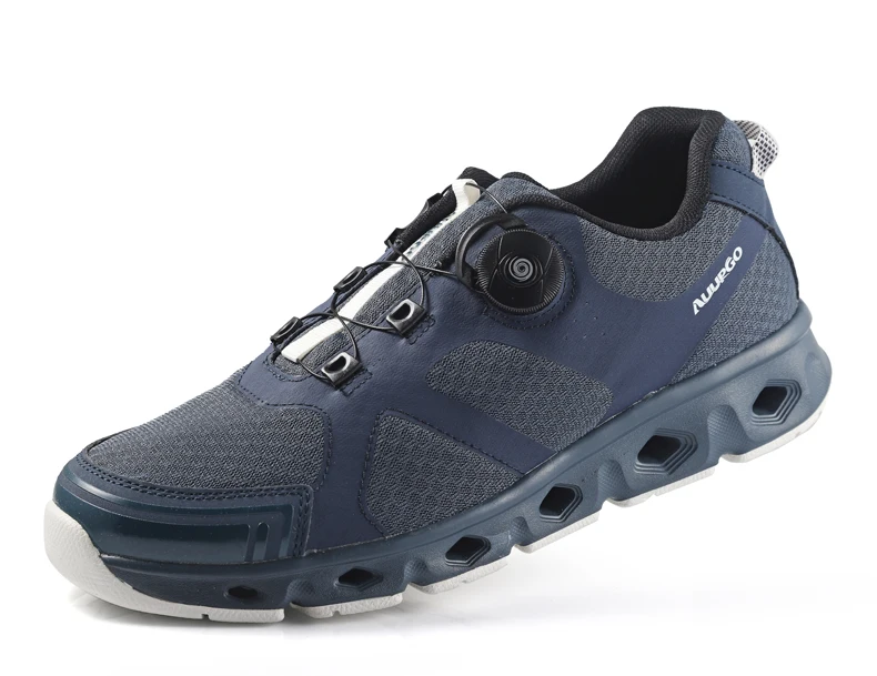 2020 AUUPGO non-locking mtb shoes bicycle sneakers cycling shoes road mountain bike shoes men leisure ultralight breathable blue