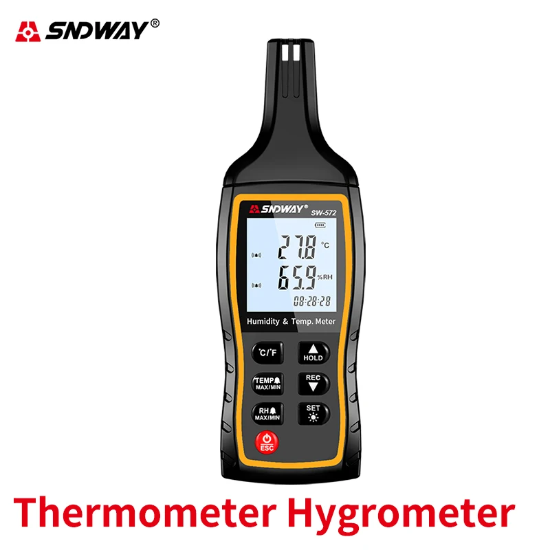 Sndway Профессиональный Цифровой термометр гигрометр Высокая точность Termometro измеритель влажности быстрый/легкий монитор измеритель температуры