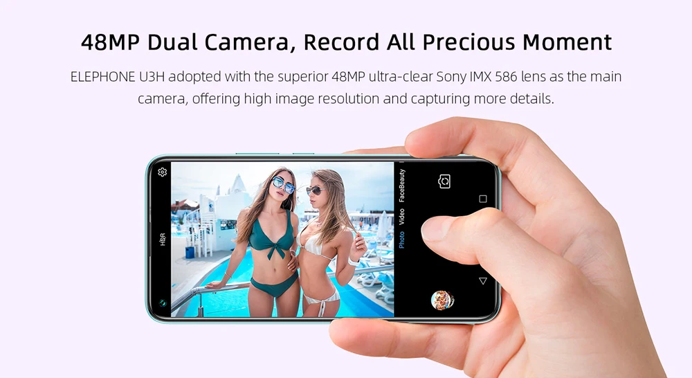 ELEPHONE U3H Helio P70 Octa Core Smartphone Better Than Xiaomi Mi 10 Redmi Note 7 Note 8 6.53 FHD+ 128GB  256GB 24MP Selfie 48MP Dual Camera NFC Android 10 Mobile Phone (16)