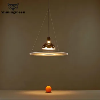 

Italy Designer LED Pendant Lights Restaurant Study Living Room Kitchen Hanging Lamp Luxury Flying Saucer Home Deco Light Fixture