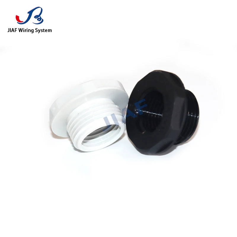 JIAF 10pcs Nylon Reducing Ring PG16 to PG11 Black Shrink Ring PG13.5 to PG9 Gray Metric Thread Change Diameter