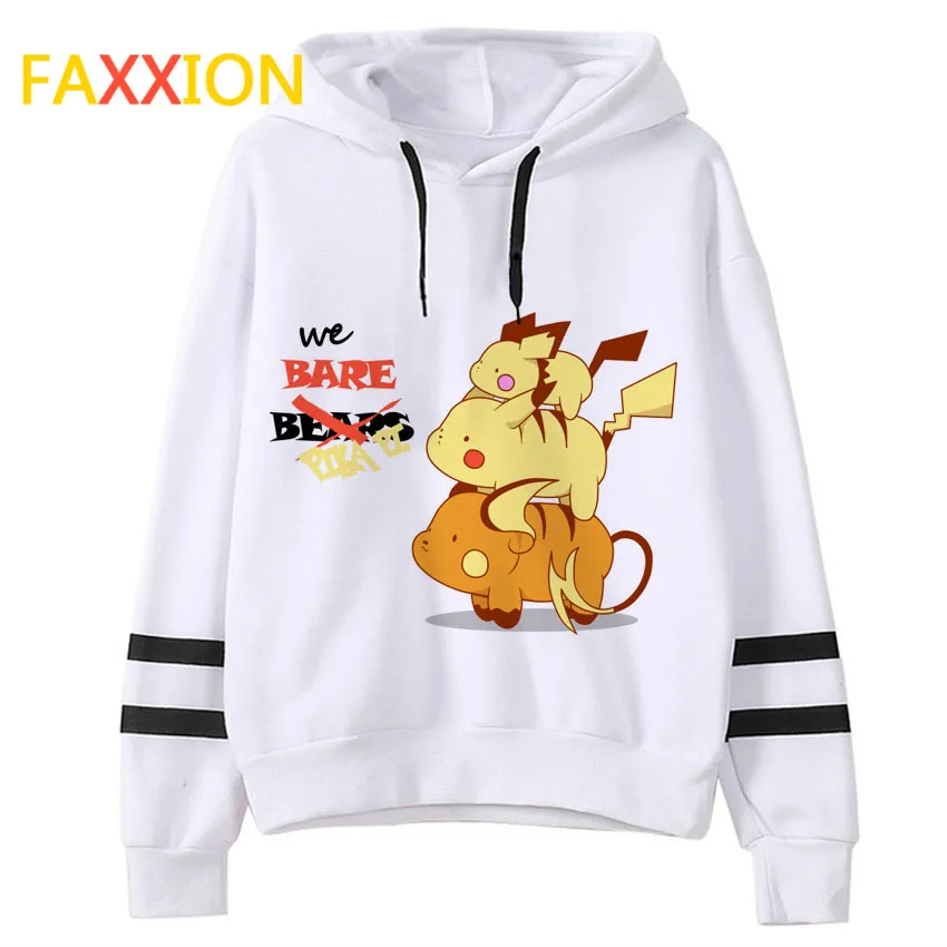 Покемон Detectiv куртка Пикачу с капюшоном Женская забавная Pika kawaii толстовка женская одежда женские Пуловеры мультфильм японский корейский