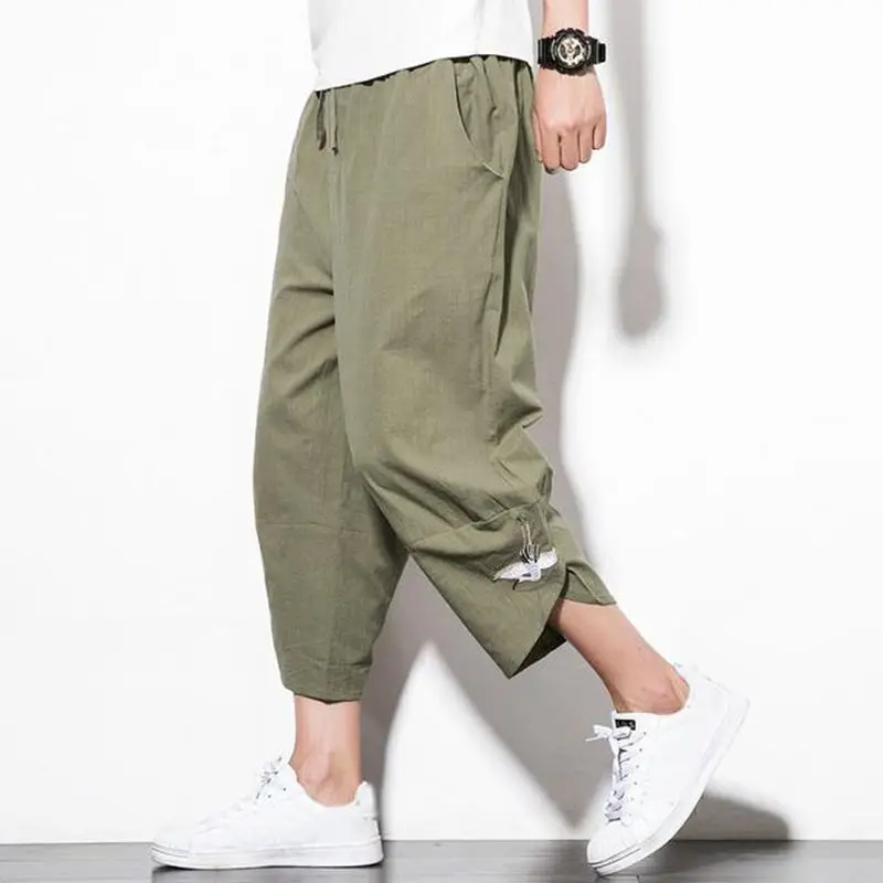 Японские Харадзюку большого размера мужские удобные брюки moda japonesa одежда самураев свободные японские модные брюки женские шаровары