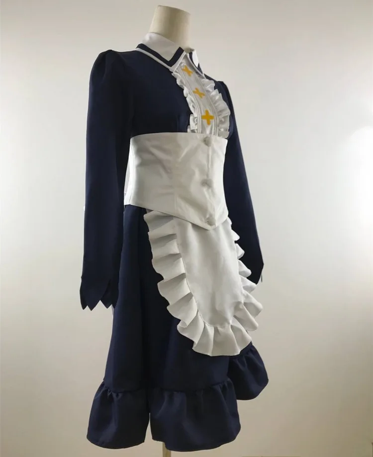 Японское аниме Nanatsu no Taizai: Imashime no Fukkatsu Elizabeth Liones карнавальный костюм платье горничной семь грехов Косплей