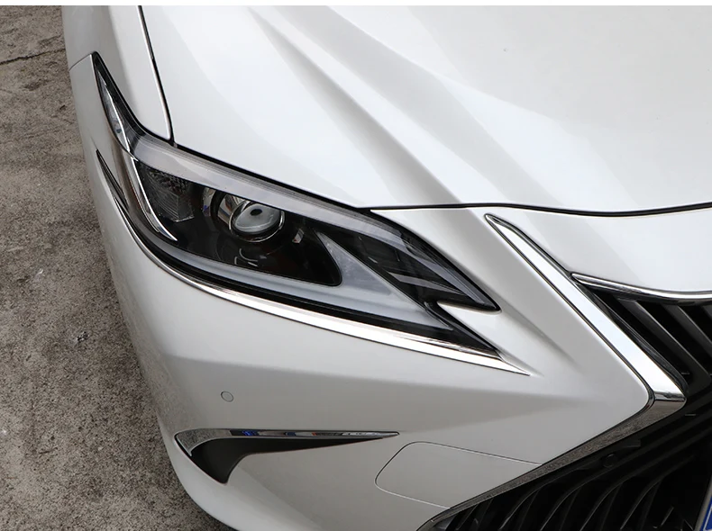 Lsrtw2017 для Lexus Es ES200 260 300h фар автомобиля Нижняя отделка Нержавеющая сталь интерьерные аксессуары для формовки