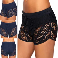 Женские кружевные купальные шорты, плавки, купальный костюм для лета ALS88