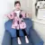 INS HOT Baby Girls ветровка 4-13 лет весенняя и осенняя одежда мультяшный принт с капюшоном детский длинный плащ