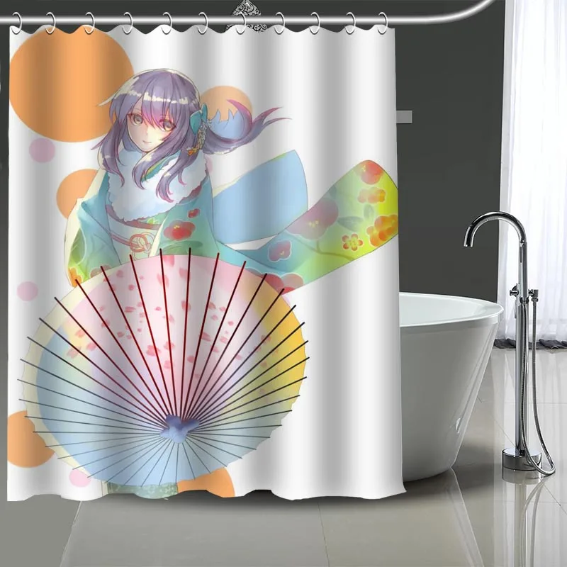 Anime Custom Waterproof Shower Curtains Seraph Of The End Curtain