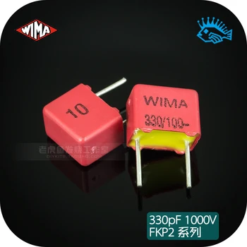 

10pcs Original brand new fever capacitor WIMA 330pF 100V FKP2 series 331 / n33