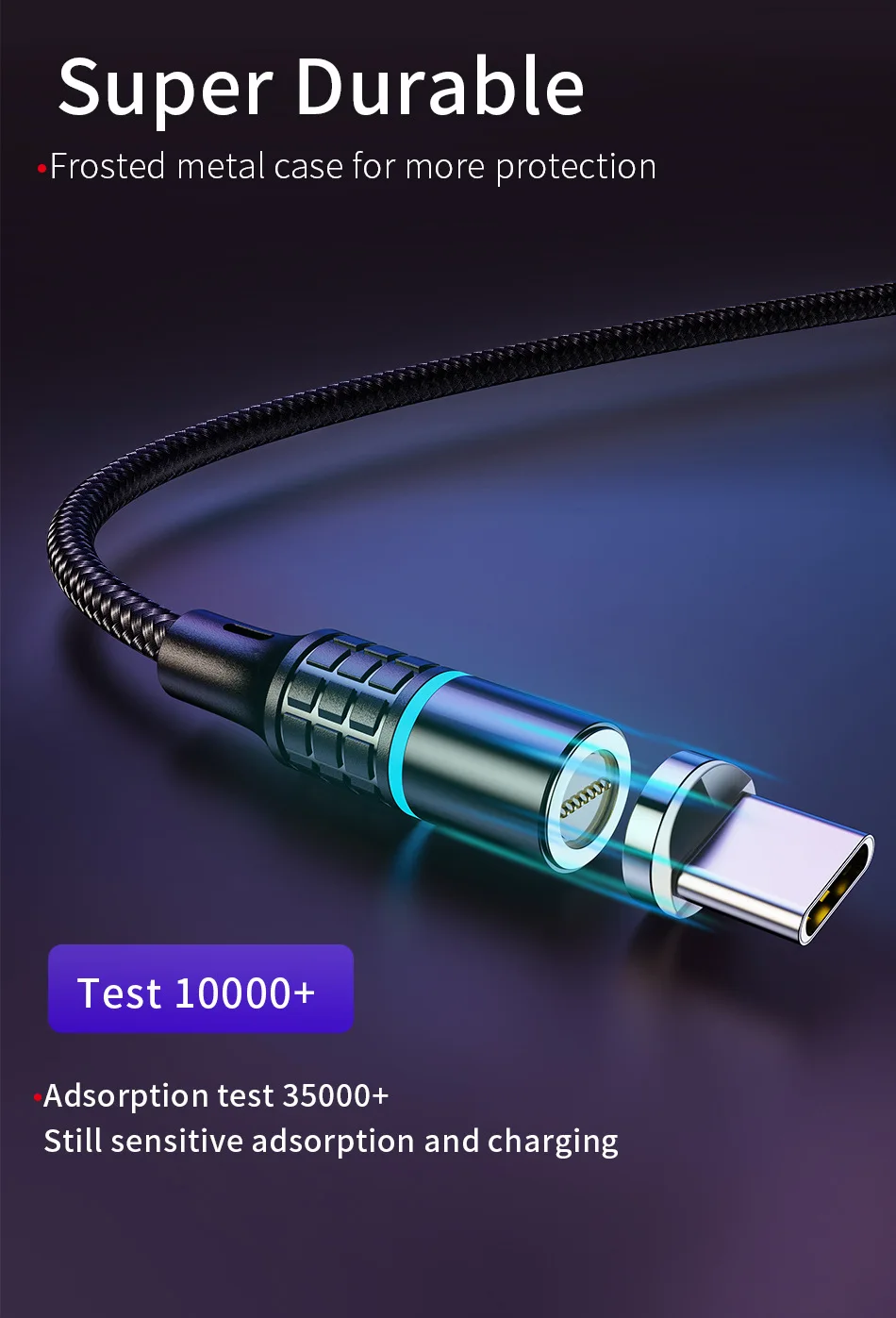 Магнитный кабель OneVan для быстрой зарядки, usb type c, Micro USB, магнитное зарядное устройство, шнур для зарядки телефона, провод для зарядки Iphone, samsung