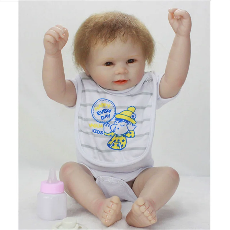 20 дюймов Boneca Reborn Menino реалистичный ребенок Reborn силиконовый Полный корпус Reborn для маленьких мальчиков Bebe Boneca Купание Игрушки Подарки Brinquedos