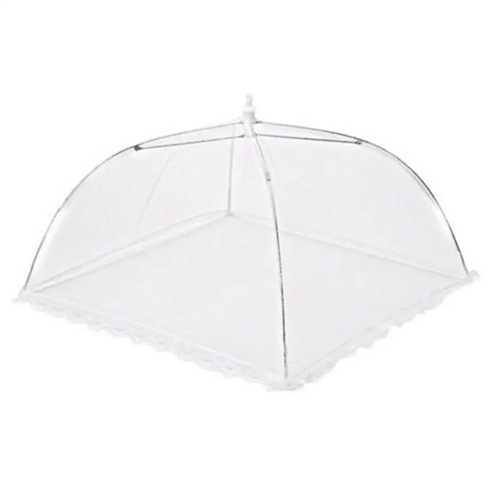 Food Covers Mesh Foldable Anti Fly Mosquito Tent Dome Net Umbrella Kitchen Baking Dust Insect Dish Cake Table Folding Umbrella