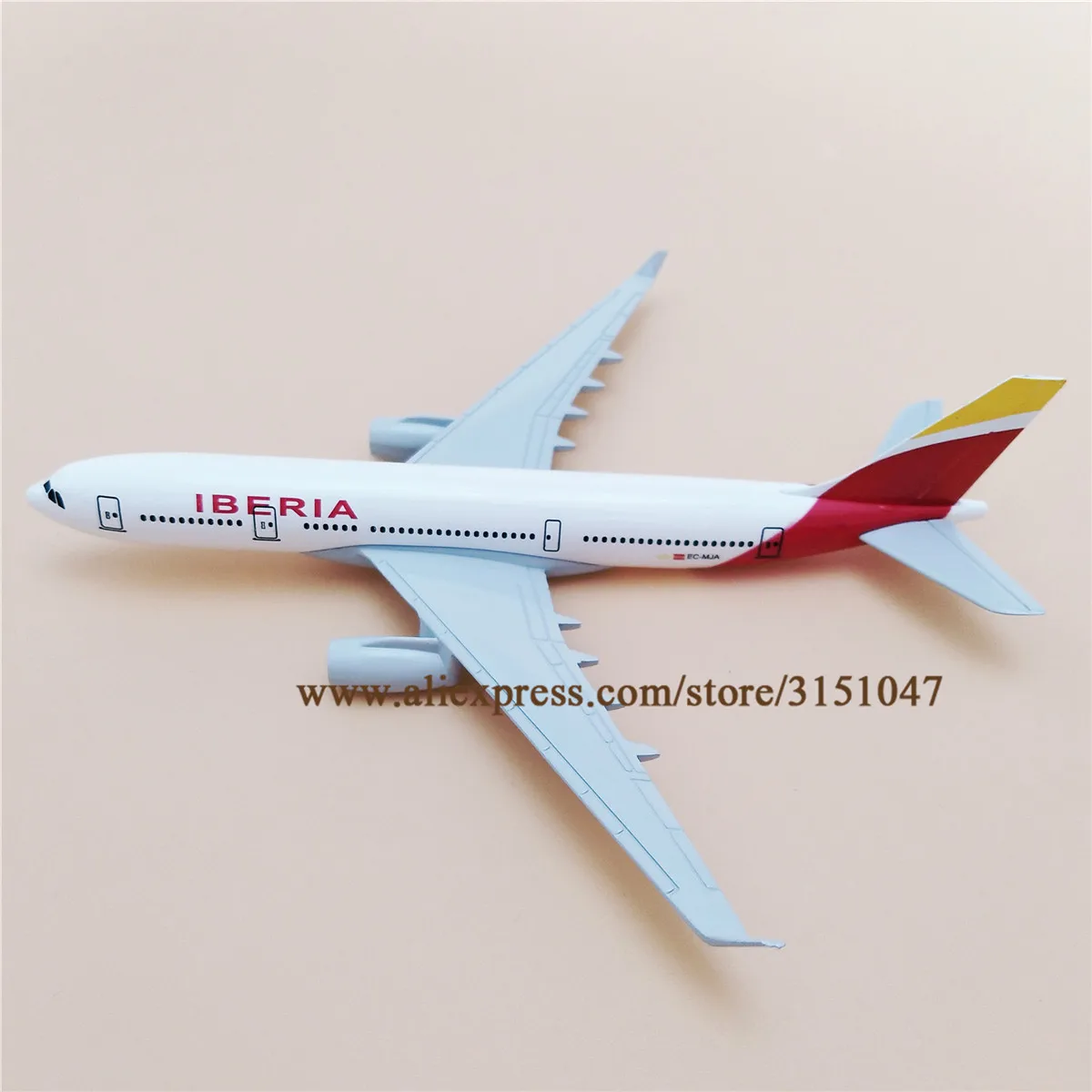 Самолет авиакомпании Air Spain модель самолета из металлического сплава A330 16