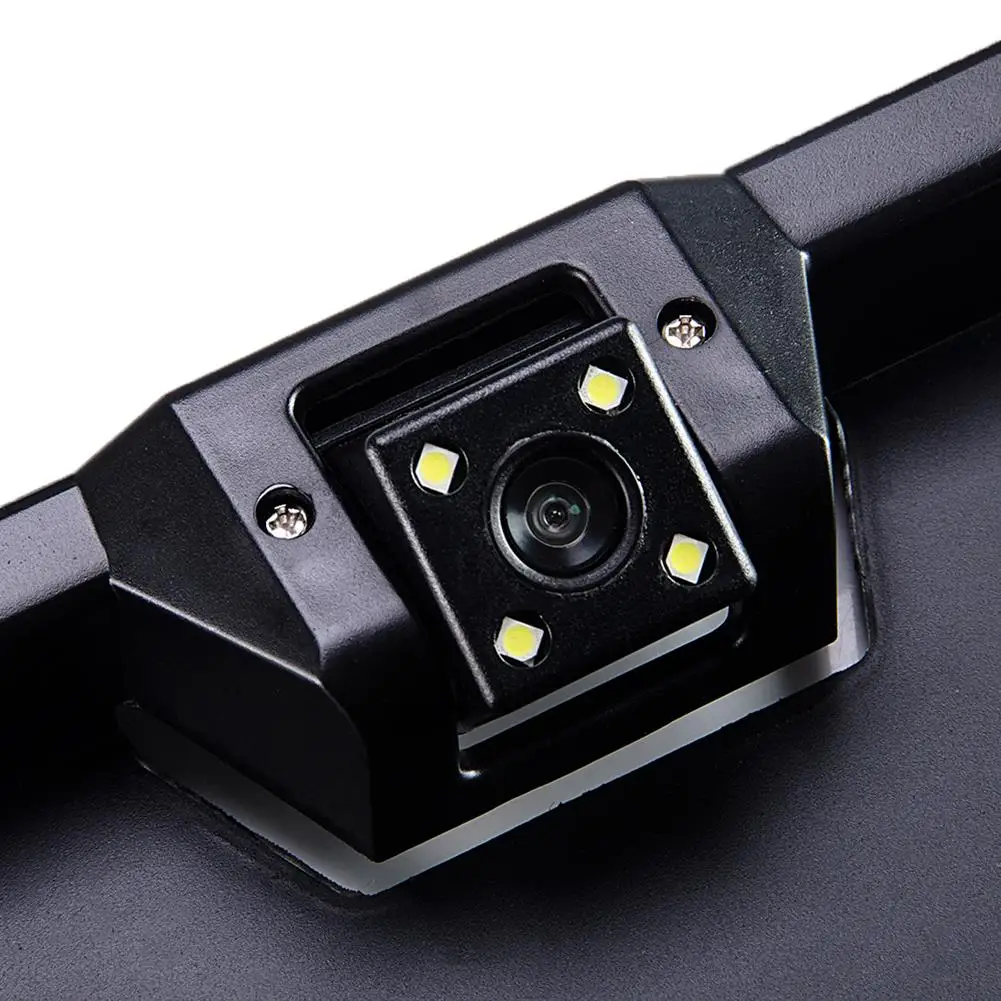 Автомобильная камера DVR Европейская номерная табличка рамка автомобиля заднего вида 4/8LED Ночное видение зеркало заднего вида Камера