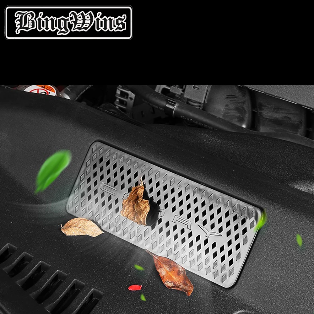 

Car styling For Toyota Camry 2018 2019 CAR HOOD AIR VENT INLET PROTECT COVER MOULDING ACCESSORIES