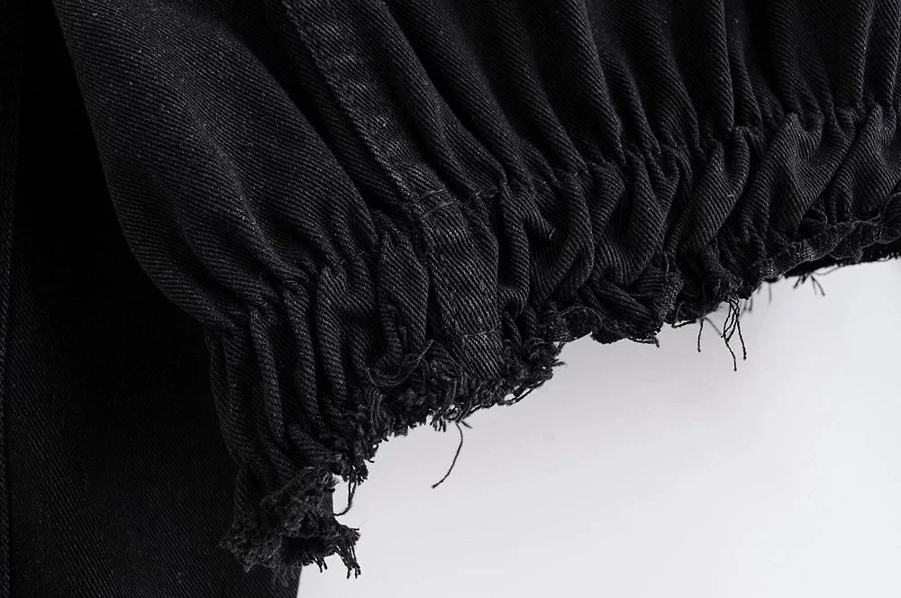 Увядшая джинсовая куртка для женщин casaco high street мыть заусенцы однобортный короткий джинсовый жакет s feminino jaqueta feminina Топы