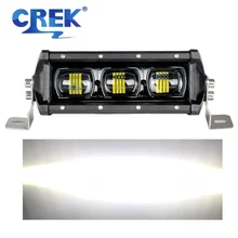 

CREK 12V 24V 6D Lens Flood Truck LED Work Light Bar For Ford Nissan Hummer Volvo Bus Car Offroad 4x4 JEEP Pickup 4WD ATV Tractor