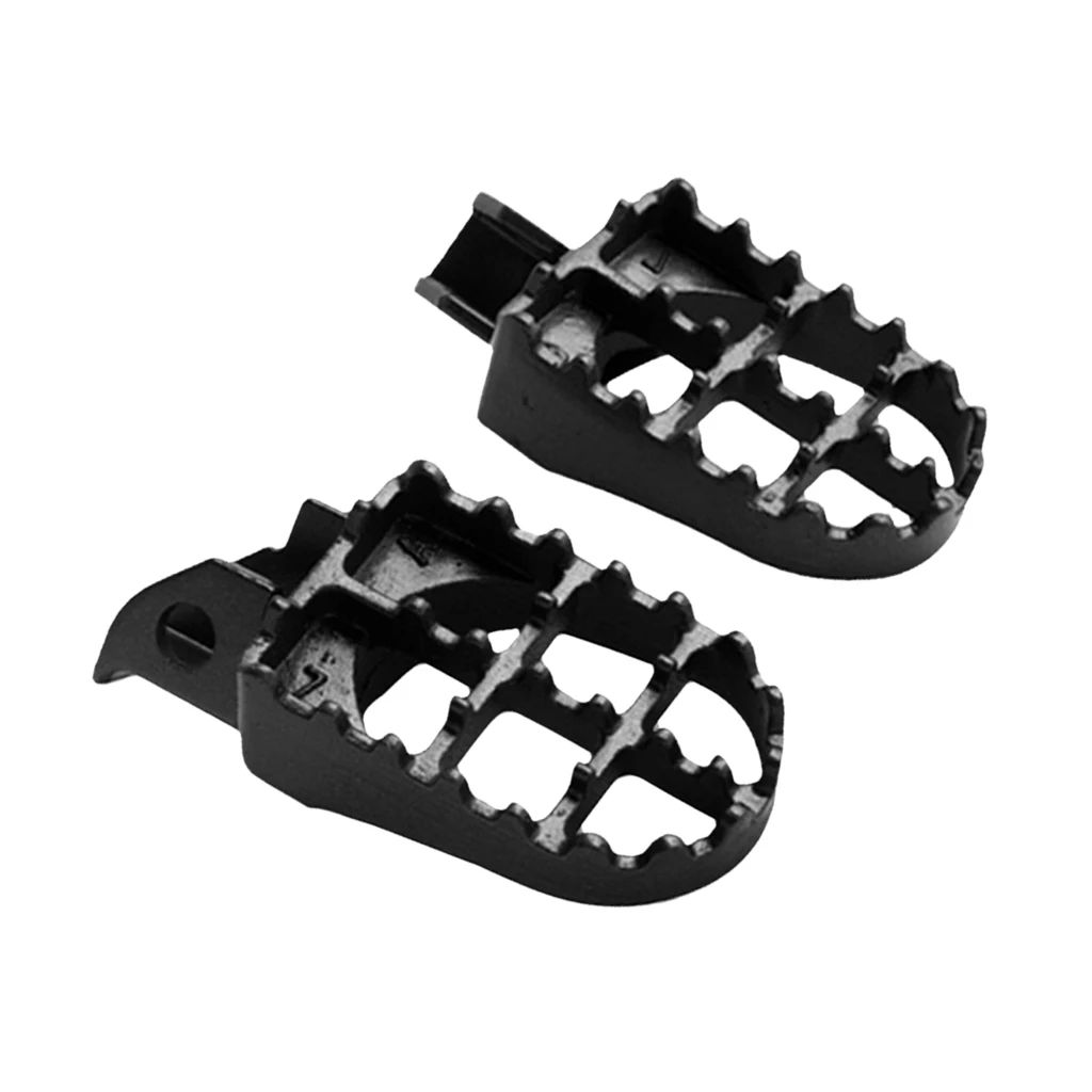 Пара черный мотоцикл велосипед подножки для SUZUKI DR250 DR350 DR350SE DR650