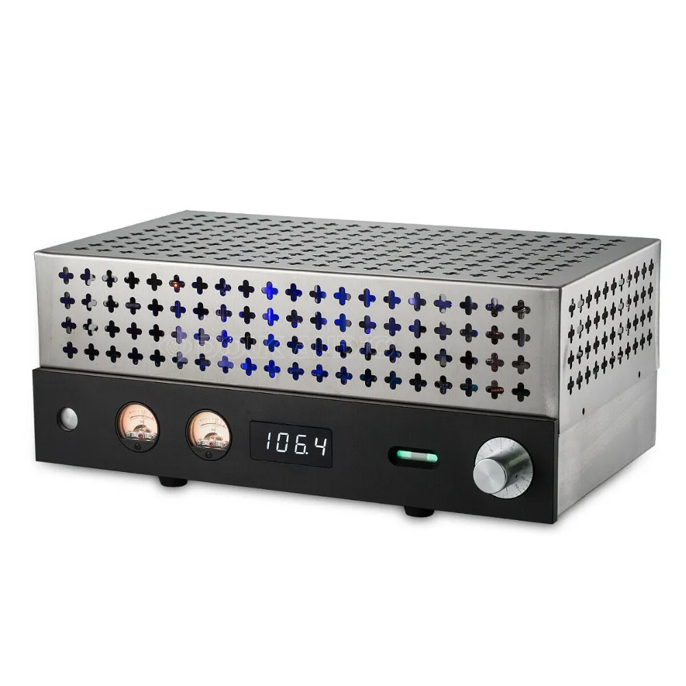 Nobsound вакуумная трубка FM Радио стерео без усилителя HiFi предусилитель готовой Amp