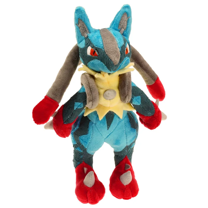 32 см 5 цветов Lucario плюшевые игрушки куклы хлопок милый Мега Lucario X& Y мягкие плюшевые игрушки для детей