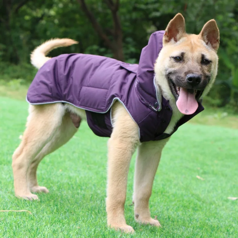 Beste Warme Kleine Hond Kleding Winter Waterdichte Hond Jas Fleece Doggie Hooded Regenjas Huisdier Kleding Vest Reflecterende Puppy Jacket