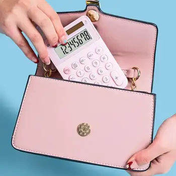 

Portable Cute Pink Blue Candy Color Calculator Mini Reward Office Student Student School Calculator P0E3