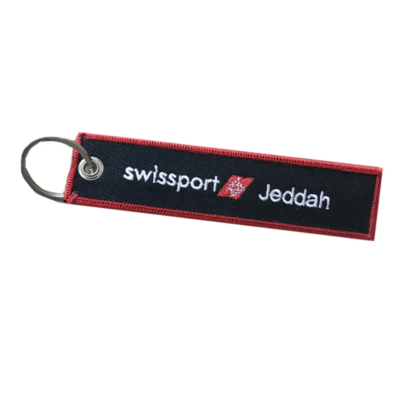 

Custom Logo Keychains For Aviation Key Ring Flight Crew Tag