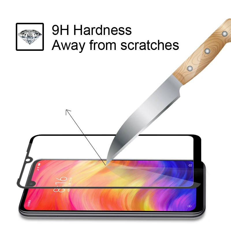 2 in 1 Camera Lens Tempered Glass For Xiaomi Redmi 7 Note 7 8 5 Pro Screen Protector On The For Redmi 8 8A 7 7A Protective Glass