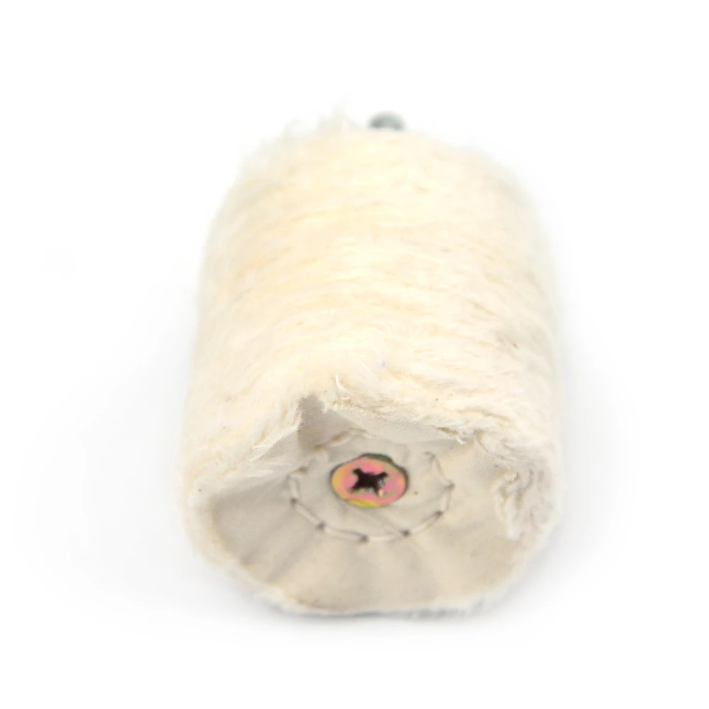 POLIWELL 2 шт. 40/50 мм цилиндрической формы из хлопка с полировальной подложкой полировального круга Шлифовальная головка для металлических Стекло автомобильный Чистящая полирующая