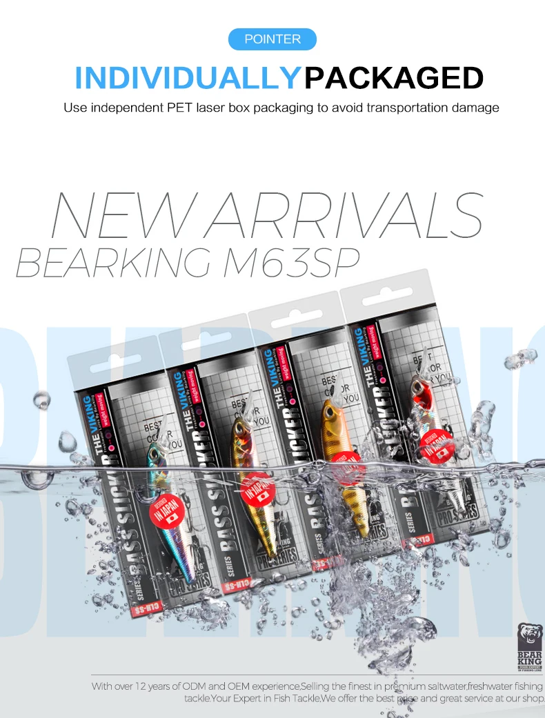 BEARKING 63mm 5g Heißer SP angeln lockt professionelle UV farben minnow Magnet gewicht system wobbler crankbait Angeln zubehör – Detail 11
