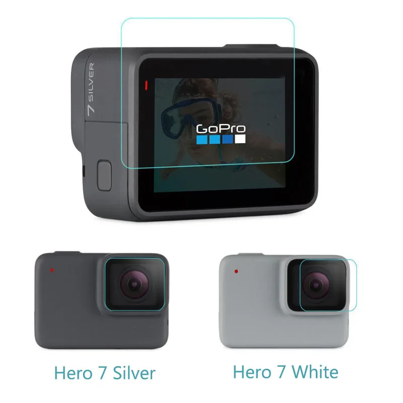 Tanio Szkło hartowane dla GoPro Go pro Hero7 Hero 7