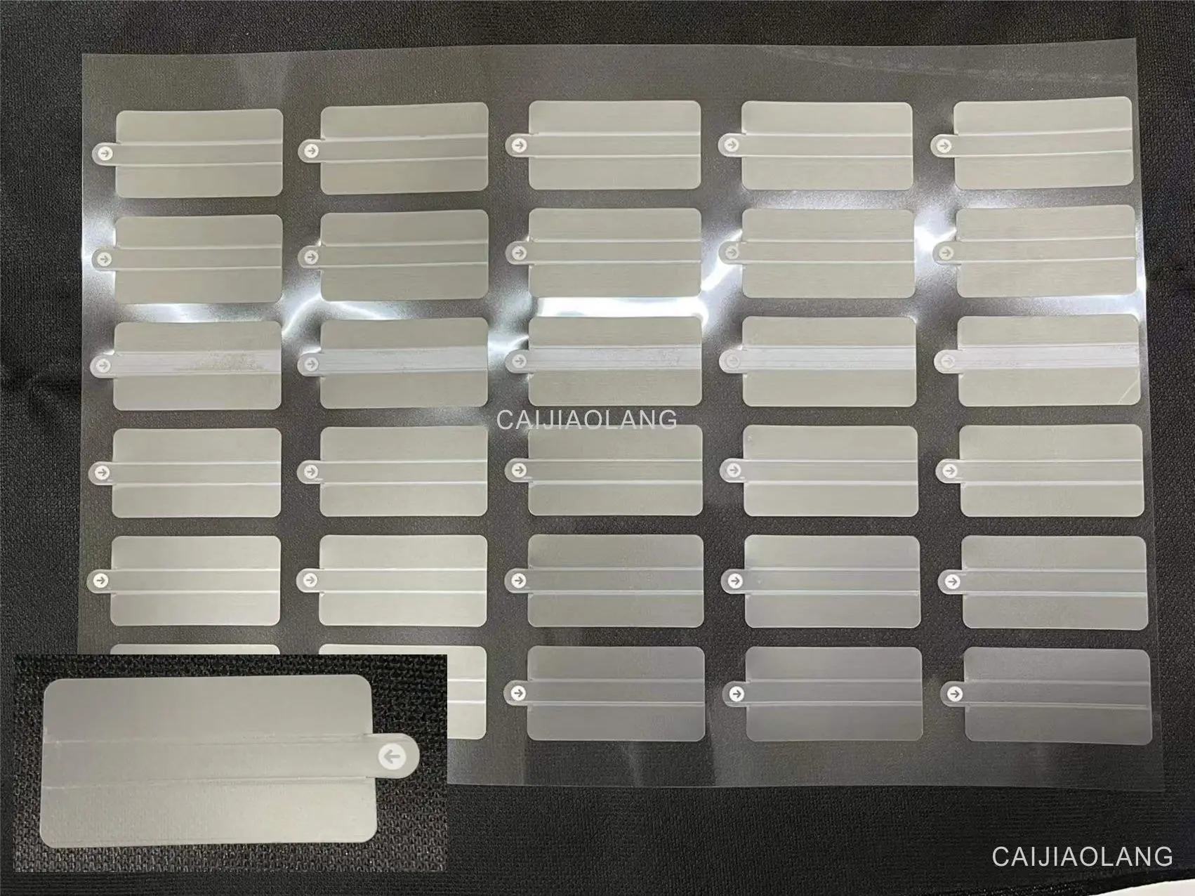 흰색 화살표 마커 표시기 스티커, 구글 픽셀 6 픽셀 4 박스 라벨 씰 필름 스티..