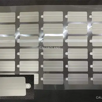 흰색 화살표 마커 표시기 스티커, 구글 픽셀 6 픽셀 4 박스 라벨 씰 필름 스티커, 로트당 100 개