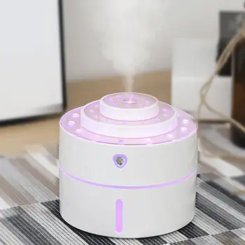 

260ml 3 Layers Diamond Cake Air Humidifier Aroma Essential Oil Diffuser Mini USB Humidifier Mist Maker Fogger for Home