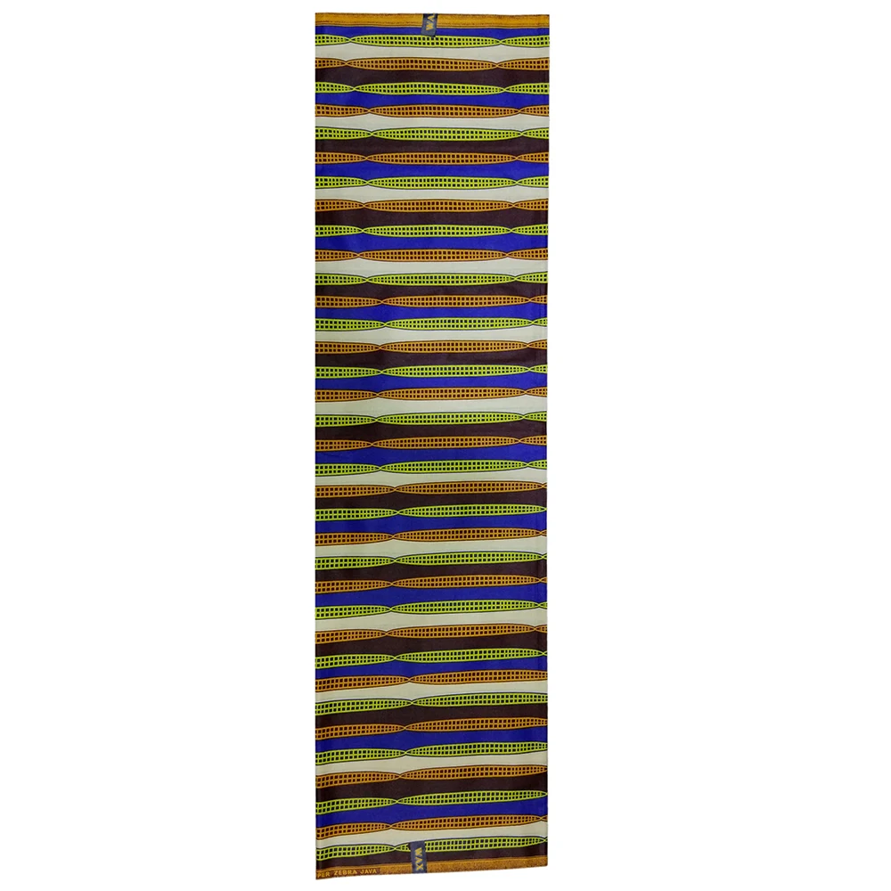 Африканская восковая ткань полоса красочный принт голландский воск ткань