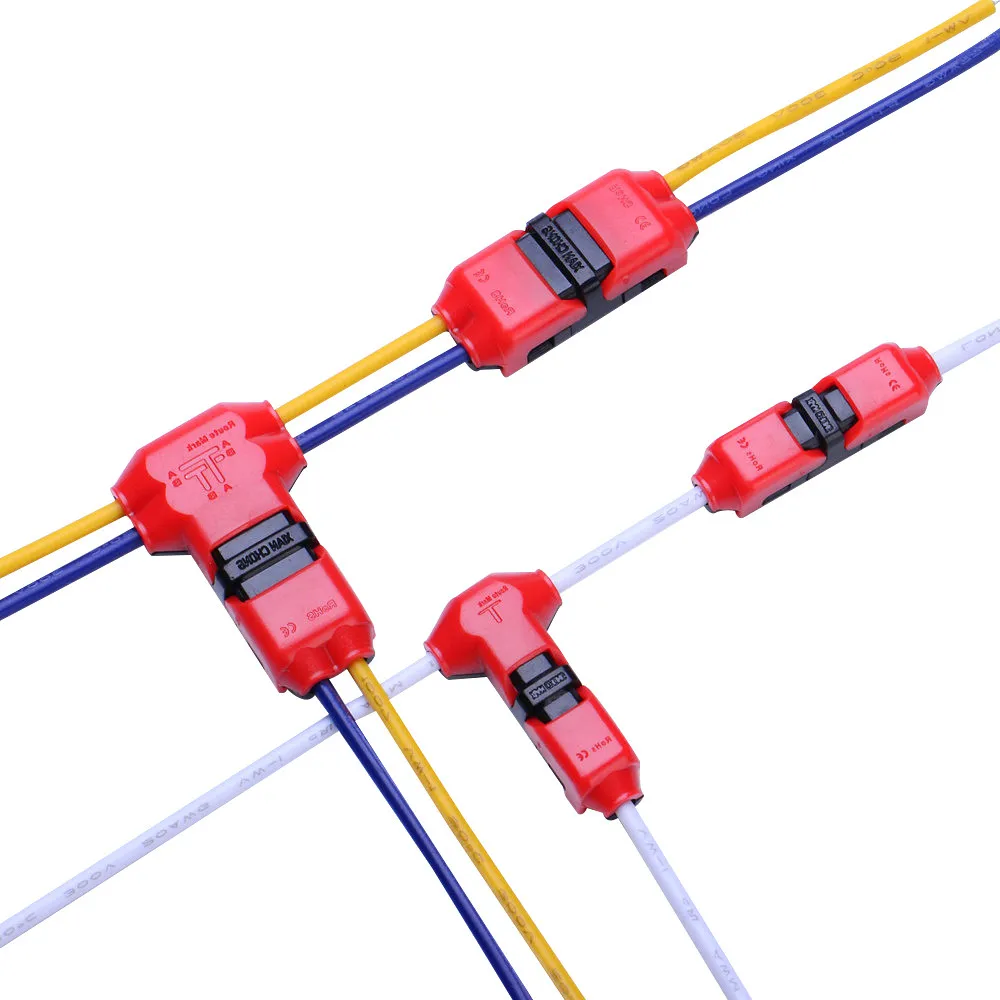 5 шт./лот 1/2 Pin Way 300v 10a Универсальный Компактный проводной соединитель T образной