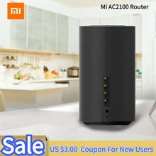 Xiaomi маршрутизатор AC2100 1733 Мбит/с WiFi репитер гигабитный Ethernet порт 2,4G 5G WiFi 128 МБ mi WiFi роутер управление приложением