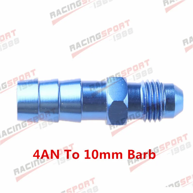 4AN 6AN 8AN 10AN 12AN до 4 мм 6 мм 8 мм 10 мм 1 ''прямой фитинг топливной линии - Цвет: BLUE