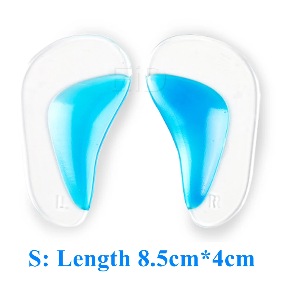 S for child 1 пара корректирующих стелек, ортопедические стельки для ног, плоские вставки для ног, инструмент для ухода за ногами для взрослых и детей - Цвет: S for child